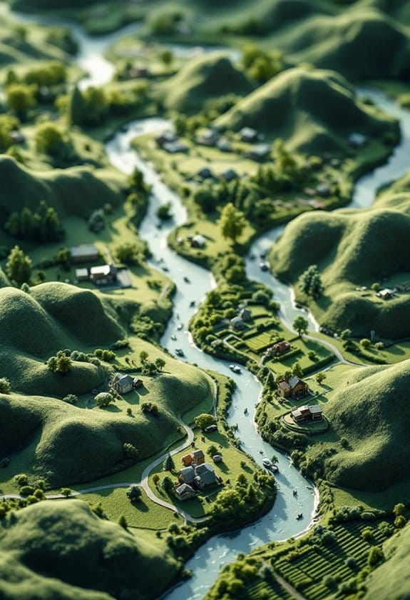 aerial images scale perspective