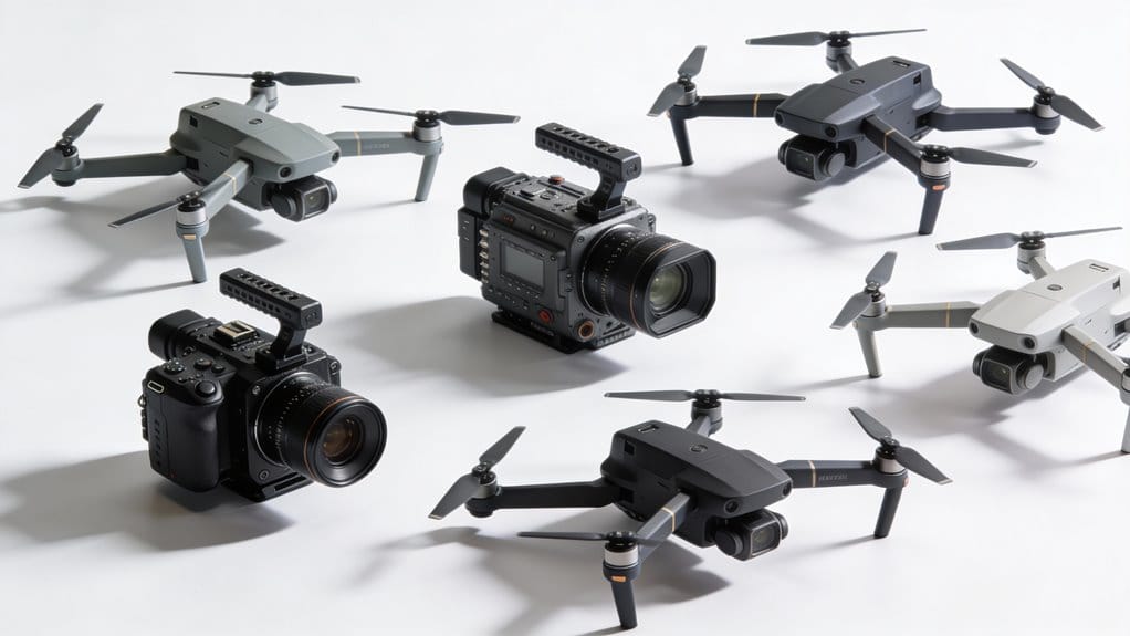 cinematic drone aerial photography