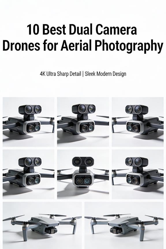 dual camera aerial photography