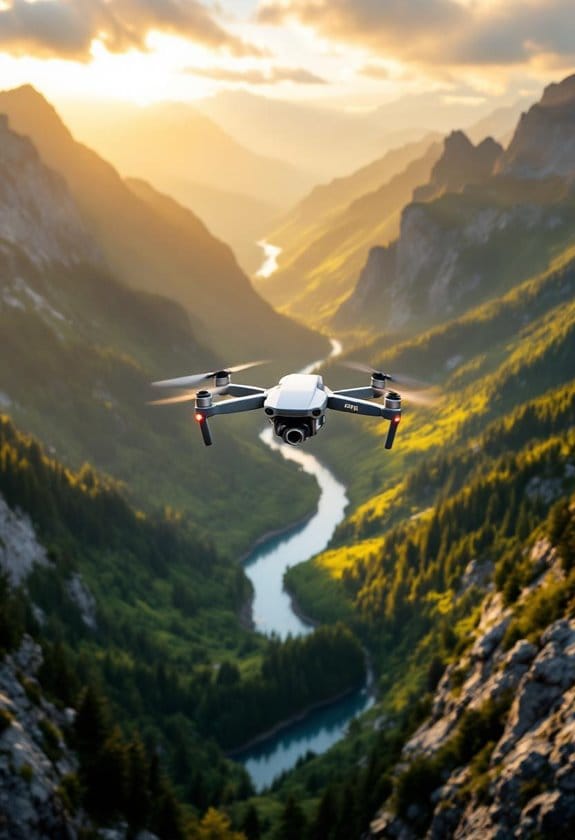 framing landscapes with drones