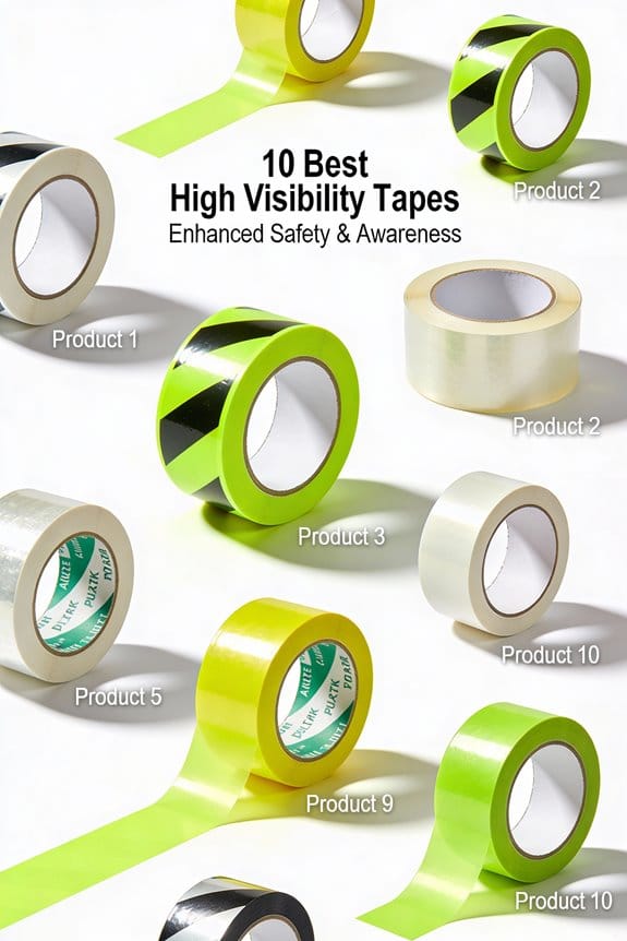 high visibility safety tapes
