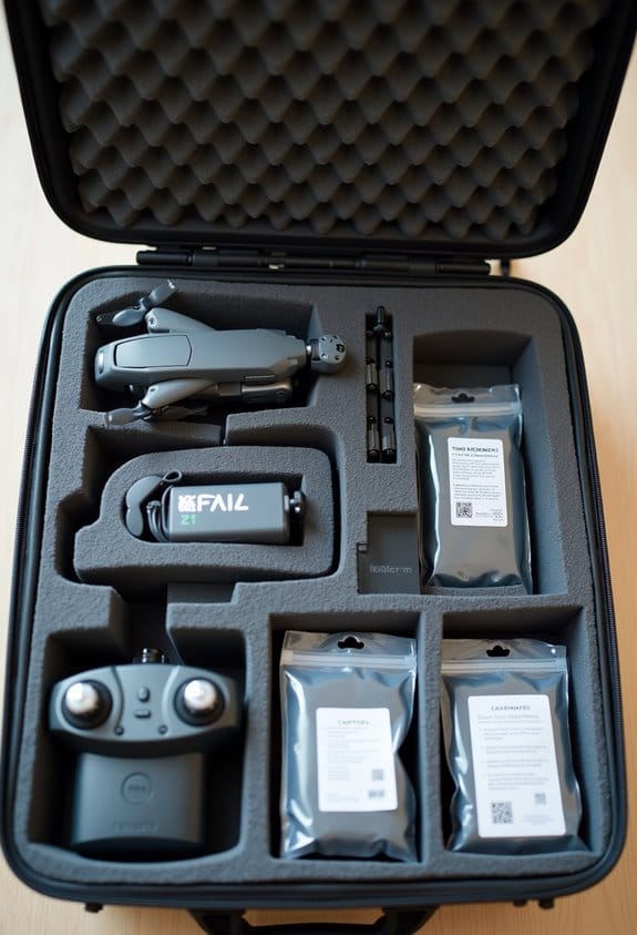 proper drone gear packing