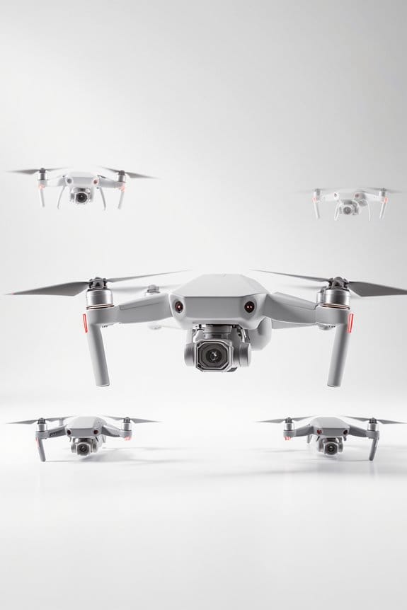 stunning aerial view drones