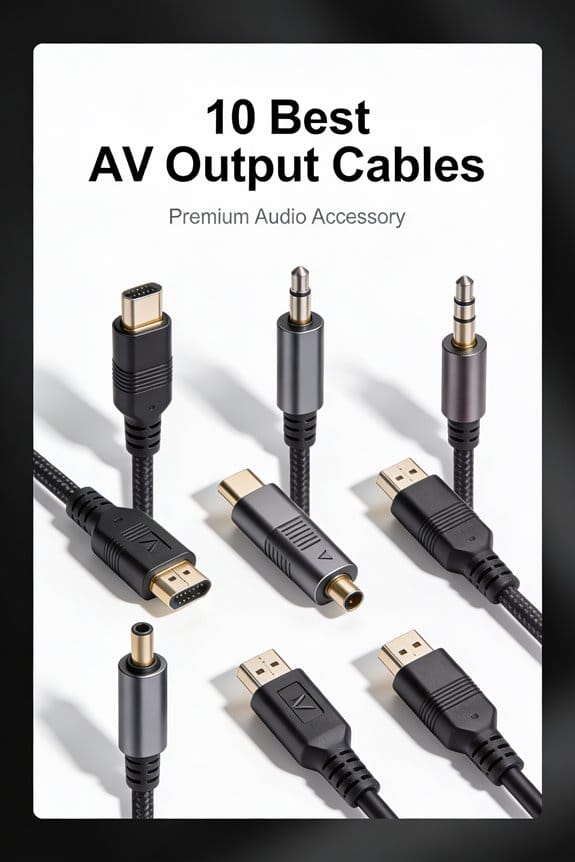 top av output cables