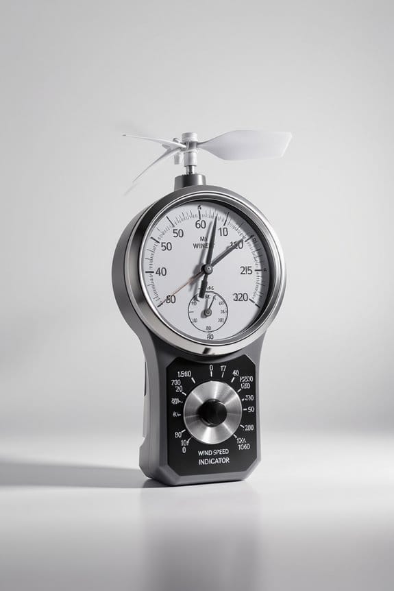 top wind speed indicators